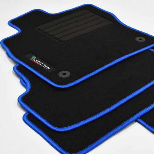 Velour logo floor mats - logo,