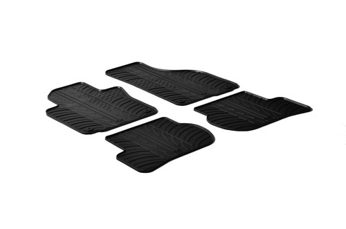 Designer rubber floor mats