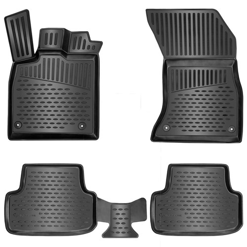 Designer rubber car mats - 3d,